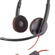 POLY Blackwire 3220 Stereo USB-C Headset + USB-C/A Adapter Noise Cancelling - Student Computers