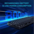 RAPOO V500PRO 2.4 Wireless Mechanical Gaming Keyboard - Black - Student Computers