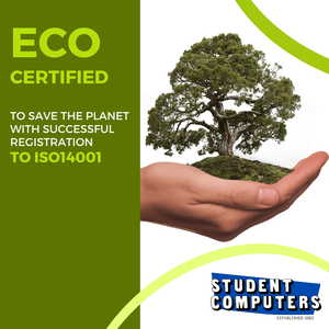 Certified Eco-Friendly: Explore ISO Certified Second-Hand Electronics at Student Computers