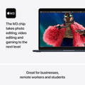 Apple MacBook Air 2024 Laptop 13.6" Apple M3 8GB 256GB SSD Midnight - Student Computers