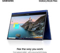 SAMSUNG Galaxy Book Flex 13.3" 2 in 1 Laptop Intel i5 8GB RAM 512 GB SSD Blue - Student Computers