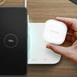 Genuine Samsung Fast Wireless Charging Pad with Dual  charging 15W  Grey