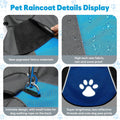 Pet Waterproof Dog Raincoat with Hi Vis Panel adjustable Velcro well made Size Medium - Student Computers