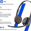 Poly 8X222AA Blackwire 3325 Microsoft Teams Over Head USB-C/A Black
