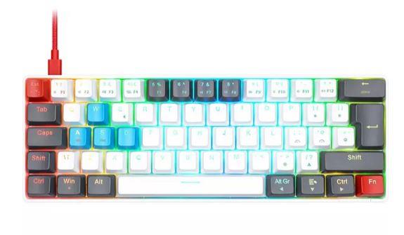 NOS C-450 Mini Pro RGB Mechanical Gaming Keyboard - Tilt - Student Computers