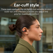 Philips TAQ2000BK Ear Cuff Style True Wireless Open Ear Bluetooth Earbuds