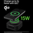 Belkin 15W Qi2 3-IN-1 MagSafe Compatible Foldable Wireless Charger - Black