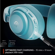 SteelSeries Arctis Nova 3X Wireless Gaming Headset For Xbox PC Aqua blue