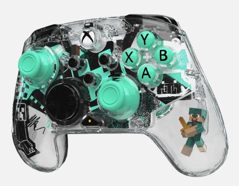 PDP Minecraft REALMz Xbox Wireless Controller - Minecraft Diamond - Student Computers