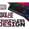 ACER Nitro TKL Gaming Keyboard - Black RGB backlit keys - Student Computers