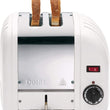 Dualit Classic 2 Slice Vario Toaster Stainless Steel White Hand Built in the UK