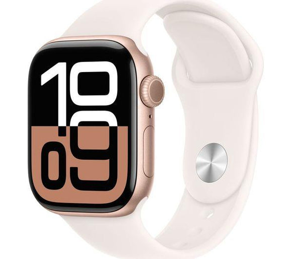 Apple Watch Series 10 GPS 42mm Rose Gold Light Blush M/L MWWJ3QA/A