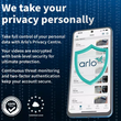 Arlo Essential 3 2K Security Camera & Solar - Pack of 3