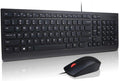 Genuine Lenovo Keyboard & Mouse set wired Black USB - Student Computers