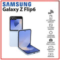 SIM Free Samsung Galaxy Z Flip6 5G 512GB AI Phone - Blue - Student Computers