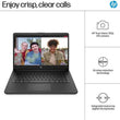 HP Laptop 14s-dq3001na 14in Intel Celeron 4GB RAM 64GB eMMC - Black - Student Computers