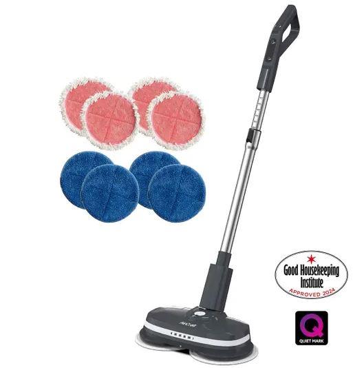 AirCraft PowerGlide Cordless Hard Floor Cleaner with 8 Pads - Student Computers