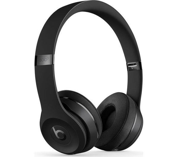 BEATS Solo 3 Wireless Bluetooth Refurbished Headphones - Black