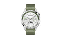 Huawei Watch GT 4 46mm Stainless Steel Case with Green Woven Strap