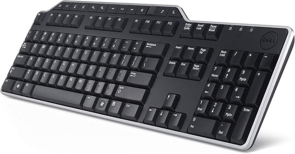 Genuine Dell UK Keyboard KB-522 Wired Business Multimedia USB  Black - Student Computers