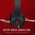 Beats Studio3 Wireless Noise Cancelling Over-Ear Headphones - Black / Red