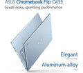 ASUS C433t Flip 14 Inch Intel M3 4GB RAM 64GB eMMC 2-in-1 Chromebook -  Silver - Student Computers