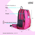 LED4 Outdoor Bike Backpack Light Up LED-For Cycling, Hiking, Camping, Travelling, Valentine gift - Student Computers