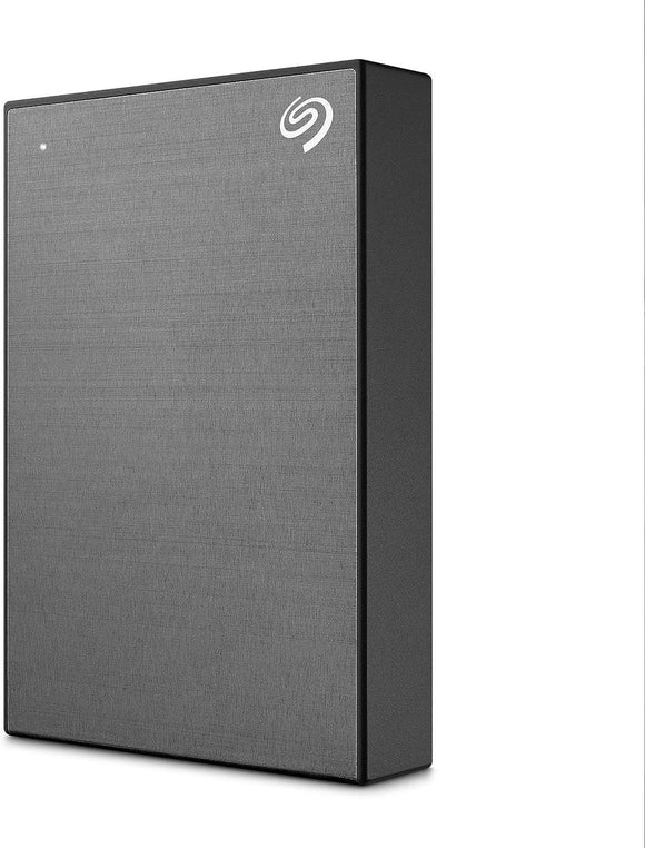 SEAGATE One Touch Portable Hard Drive - 1 TB, Grey with Password