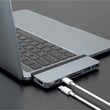 DOCKING STATION DUO 7-in-1 USB-C Hub - Grey USB C Port With 60w Power - Student Computers