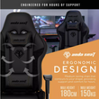 Anda Seat Jungle 2 Faux Leather Gaming Chair - Black Adjustable lumbar support - Student Computers
