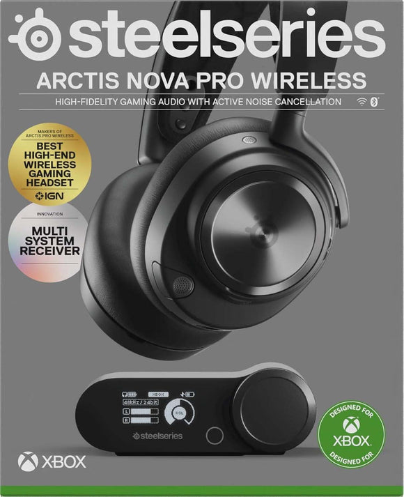 SteelSeries Arctis Nova Pro Wireless XBOX Gaming Headset Wireless Bluetooth