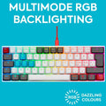 NOS C-450 Mini Pro RGB Mechanical Gaming Keyboard - Tilt - Student Computers