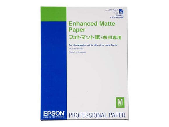 Genuine Epson Enhanced Matte - paper - matte - 50 sheet(s) - A2 - 192 g/m²