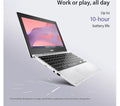 ASUS CX1 11.6" Chromebook Intel Celeron 4GB RAM 64 GB eMMC, Silver - Student Computers