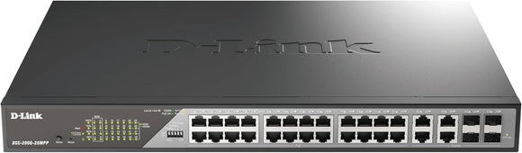 D-Link DSS-200G-28MPP/B Managed L2 Gigabit Ethernet 10/100/1000 Power over Ether - Student Computers