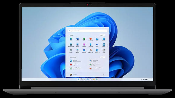 Lenovo IdeaPad 1 15.6in Intel i3 12th gen 8GB 128GB Laptop Silver Windows 11