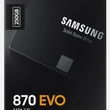 Samsung SSD 870 EVO, 250 GB, Form Factor 2.5 Inch Sata form factor