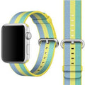 Genuine Apple Watch Strap Woven Nylon Pollen yellow stripes 42 44 45 49mm band