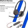 Poly 8X222AA Blackwire 3325 Microsoft Teams Over Head USB-C/A Black