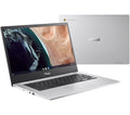 ASUS CX1 14" Chromebook - Intel Celeron, 64 GB eMMC, Silver - Student Computers