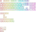 GLORIOUS Aura V3 Keycaps - UK Layout, White - Student Computers
