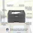 BROTHER EcoPro HLL2400DWE Monochrome Wireless Laser Printer - Black