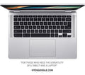 ACER Spin 314 14" 2 in 1 Chromebook  Intel Celeron 4GB RAM 128 GB eMMC, Silver - Student Computers