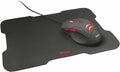 Trust Ziva Gaming Mouse with 6 Responsive Buttons 1000-3000 DPI and Mousepad Black - Student Computers