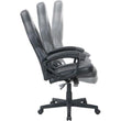 ADX Firebase A02 Gaming Chair - Black Faux leather Adjustable height