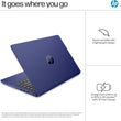 HP 14-dq6001na 14 Inch Intel N150 4GB RAM 128GB UFS Laptop - Blue - Student Computers