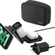 Belkin 15W Qi2 3-IN-1 MagSafe Compatible Foldable Wireless Charger - Black