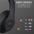 Genuine Beats Studio3 Wireless Over-Ear Headphones - Shadow Grey by Apple