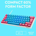 NOS C-450 Mini Pro RGB Mechanical Gaming Keyboard -  Lollipop - Student Computers