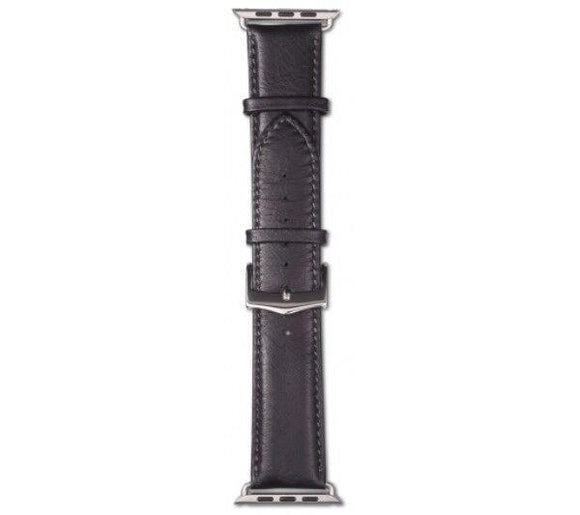 dbramante1928 AW42BLSI0638 42mm Copenhagen Watch Strap for Apple -Silver/Black - Student Computers